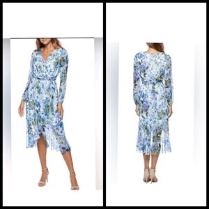 Marina Flower Summer Evening Dress Size 14